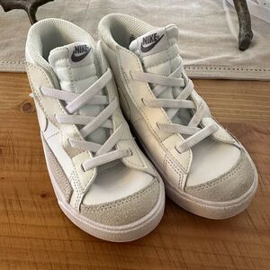 Nike toddler white sneakers - size 10